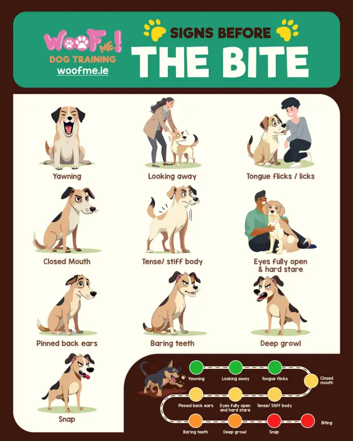 Signs before the bite